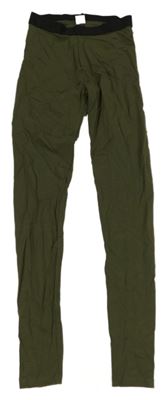 Khaki legíny s třpytivým pasem Hema