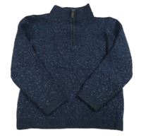 Tmavomodrý vlnený sveter John Lewis