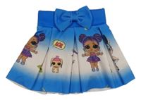 Modro-bílá skládaná sukně L.O.L. Surprise 