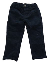 Tmavomodré manšestráky Next