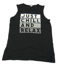 Černé tílko s nápisem Pocopiano