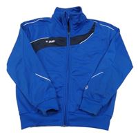 Modrá športová funkčná prepínaci mikina s logom Jako