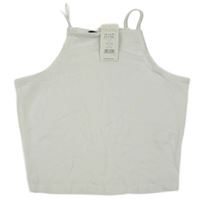 Nové - Biely crop top New Look