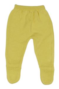 Žluté pletené polodupky