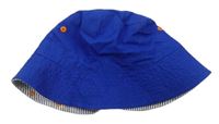 Modor-pruhovaný obojstranný klobúk M&S