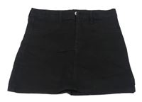 Čierna rifľová sukňa H&M