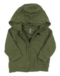 Khaki prepínaci mikina s kapucňou F&F