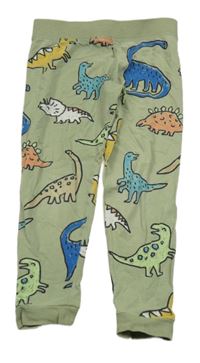 Khaki tepláky s dinosaury M&S
