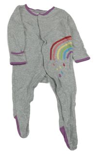 Šedý overal s duhou Mamas&Papas 