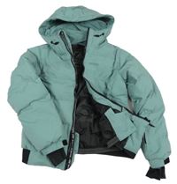 Světlezelená prošívaná zimní bunda s kapucí Protest