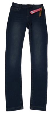 Nové - Tmavomodré skinny rifle Pepco