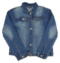 Tmavomodrá rifľová bunda Y.F.K.