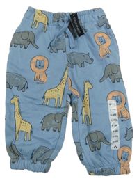 Nové - Modré tepláky se zvířátky Dunnes