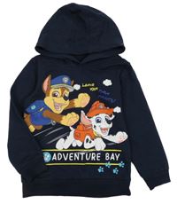 Tmavomodrá mikina s Paw Patrol a kapucí Nickelodeon