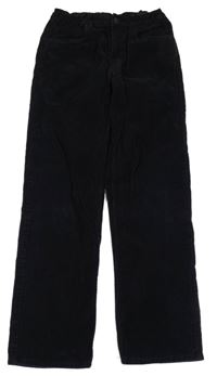 Čierne menšestrové straight nohavice H&M