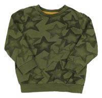 Khaki mikina s hviezdičkami F&F