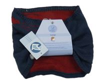 Nové - tmavomodrý pletený nákrčník s čumáíčkem Sterntaler