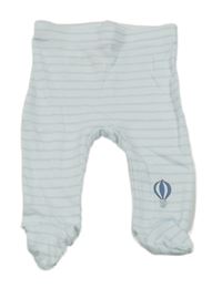 Bílo-světlemodré pruhované polodupky s balonem Matalan