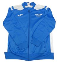 Modro-biela prepínaci športová mikina s logom JOMA