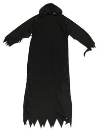 Kostým - Černý cípatý oděv s kapucí