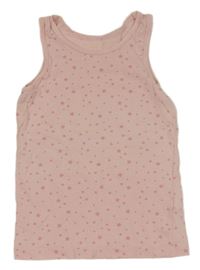 Svetloružová košieľka  s hviezdičkami C&A