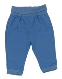 Modré tepláky s vreckom Ergee