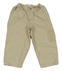 Světlebéžové rifle s kapsou ZARA