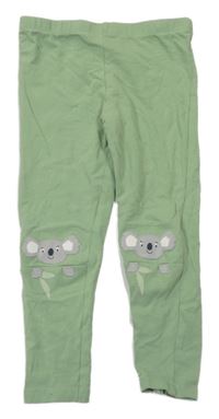 Zelené legíny s koalami TCM