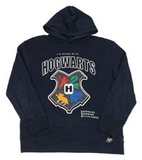 Tmavomodrá mikina s erbem - Harry Potter a kapucí C&A