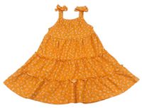Oranžové kvetované šaty Matalan