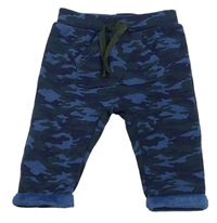 Tmavomodré army zateplené tepláky Ergee