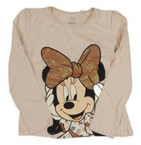 Ružové tričko s Minnie zn. C&A