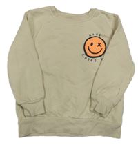 Béžová mikina so smajlíkom George