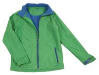 Zelená vzorovaná softshellová bunda TCM