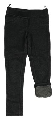 Černé zateplené tregíny C&A