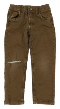 Hnedé teplákové rifle Topolino