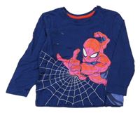 Tmavomodré triko se Spidermanem Primark
