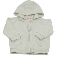 Biela prepínaci mikina s kapucňou George