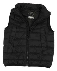 Čierna šušťáková zateplená vesta Primark