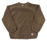 Hnedá fleecová mikina George