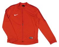 Červená športová funkčná prepínaci mikina s logom Nike