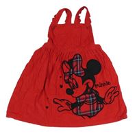 Červené menšestrové na traké šaty s Minnie George