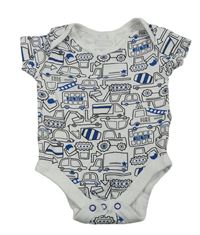 Biele body s autami Tu