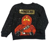 Čierna mikina s fleky - Lego Ninjago Tu