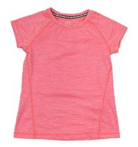 Neonově růžové melírované sportovní tričko H&M