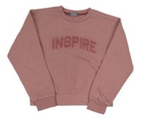 Staroružová mikina s nápisom Primark