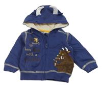 Tmavomodrá propínací mikina s kapucí - The Gruffalo Tu