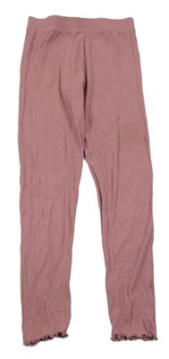 Ružové rebrované legíny Primark
