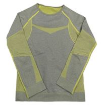 Sivo-žlté funkčné tričko Lupilu