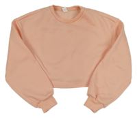 Ružová crop mikina Shein